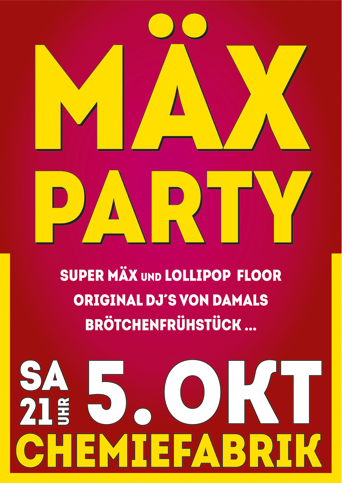 Mäx Party auf 2 Floors